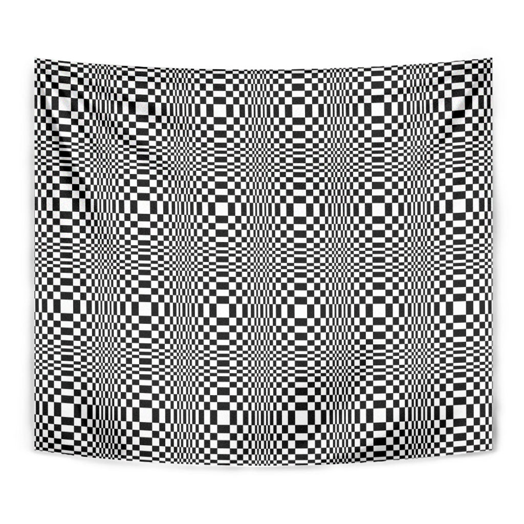 Black White Filipino Binakol Motifs Tapestry Mabuhay Philippines Festival Kusikus Pattern