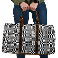 Black White Filipino Binakol Motifs Travel Bag Mabuhay Philippines Festival Kusikus Pattern