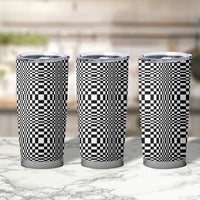 Black White Filipino Binakol Motifs Tumbler Cup Mabuhay Philippines Festival Kusikus Pattern