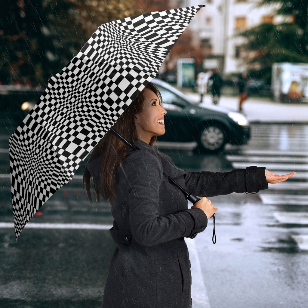 Black White Filipino Binakol Motifs Umbrella Mabuhay Philippines Festival Kusikus Pattern