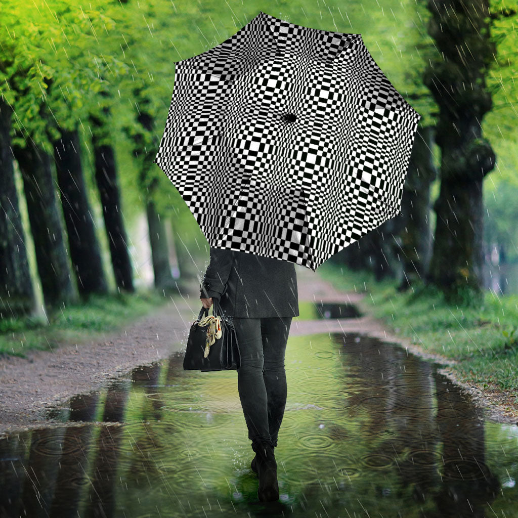 Black White Filipino Binakol Motifs Umbrella Mabuhay Philippines Festival Kusikus Pattern