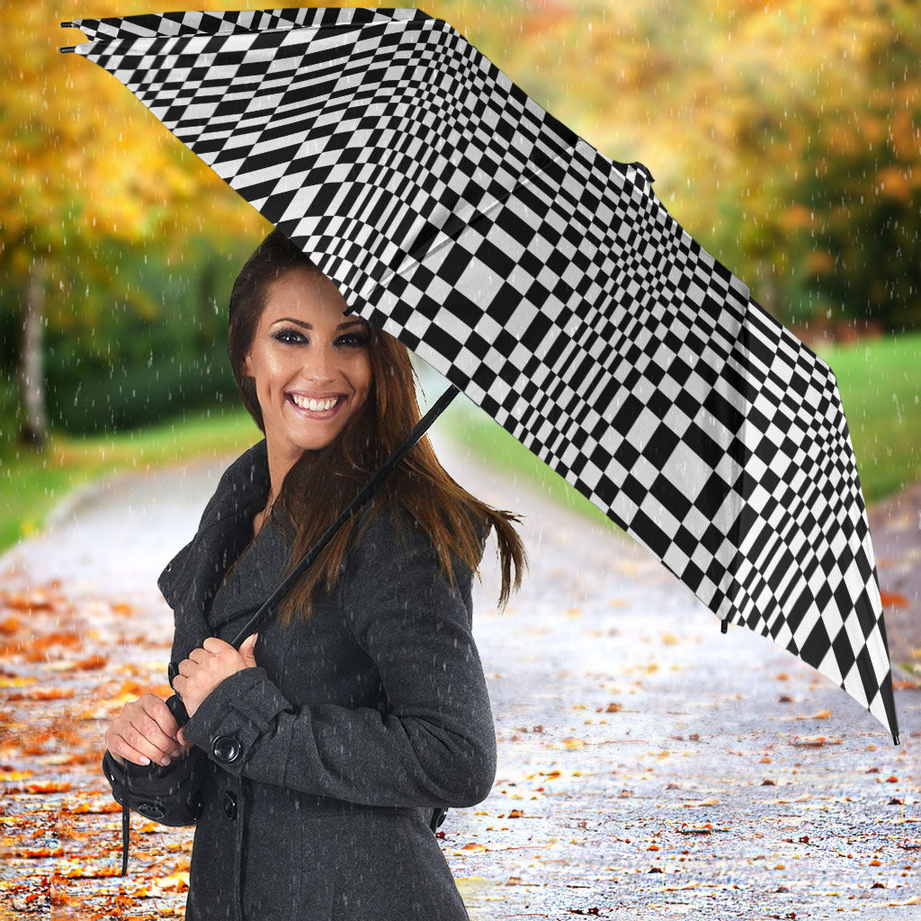 Black White Filipino Binakol Motifs Umbrella Mabuhay Philippines Festival Kusikus Pattern