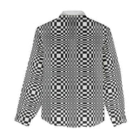 Black White Filipino Binakol Motifs Women Casual Shirt Mabuhay Philippines Festival Kusikus Pattern