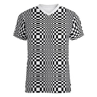Black White Filipino Binakol Motifs Women V-Neck T-Shirt Mabuhay Philippines Festival Kusikus Pattern