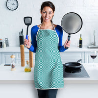 Cyan Filipino Binakol Motifs Apron Mabuhay Philippines Festival Kusikus Pattern