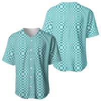 Cyan Filipino Binakol Motifs Baseball Jersey Mabuhay Philippines Festival Kusikus Pattern