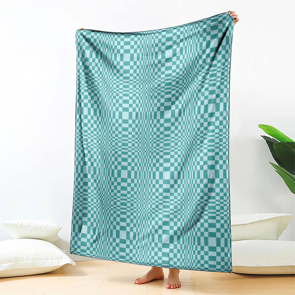 Cyan Filipino Binakol Motifs Blanket Mabuhay Philippines Festival Kusikus Pattern