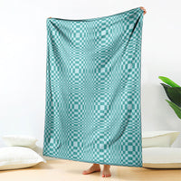 Cyan Filipino Binakol Motifs Blanket Mabuhay Philippines Festival Kusikus Pattern