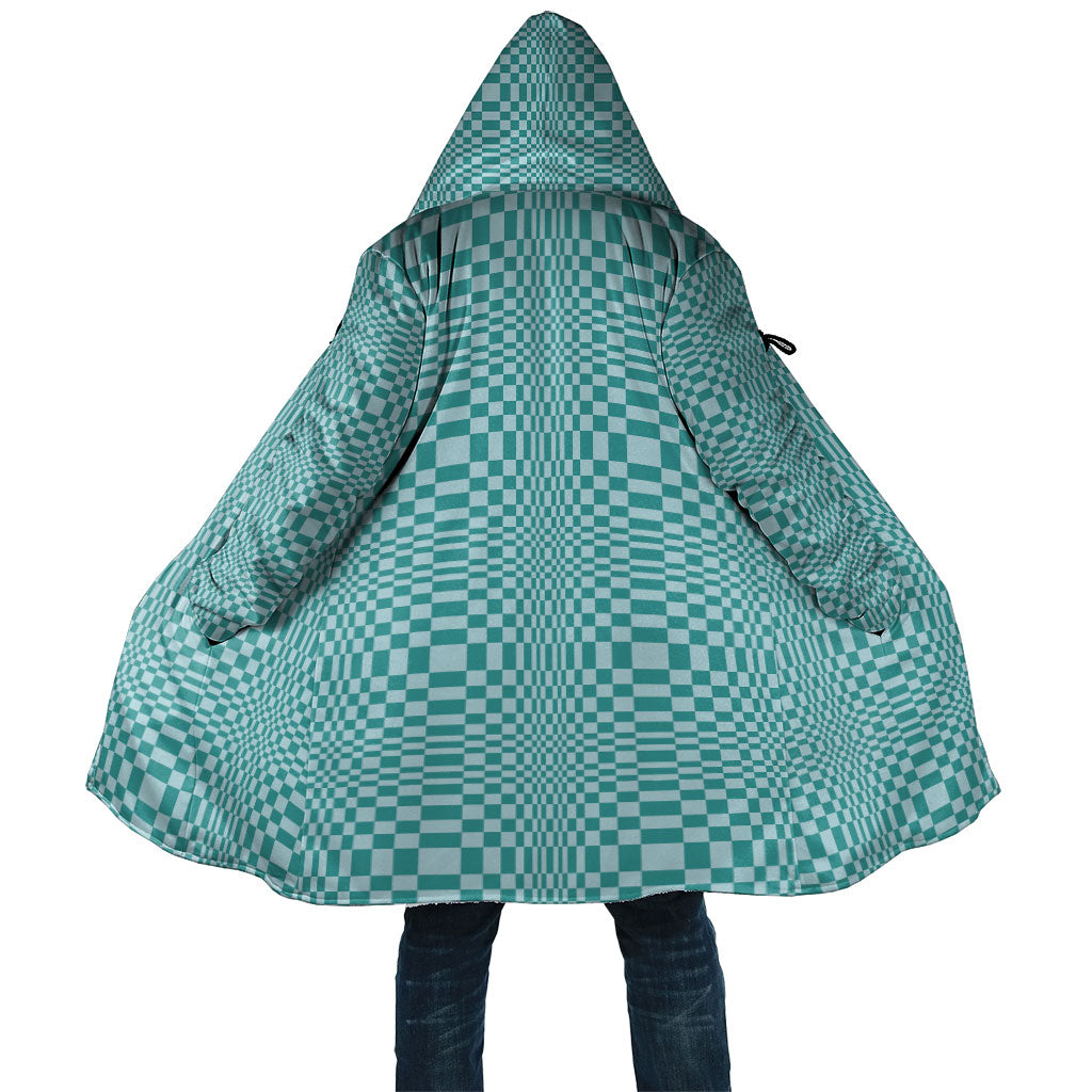 Cyan Filipino Binakol Motifs Cloak Mabuhay Philippines Festival Kusikus Pattern