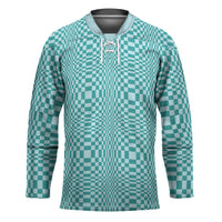 Cyan Filipino Binakol Motifs Hockey Jersey Mabuhay Philippines Festival Kusikus Pattern