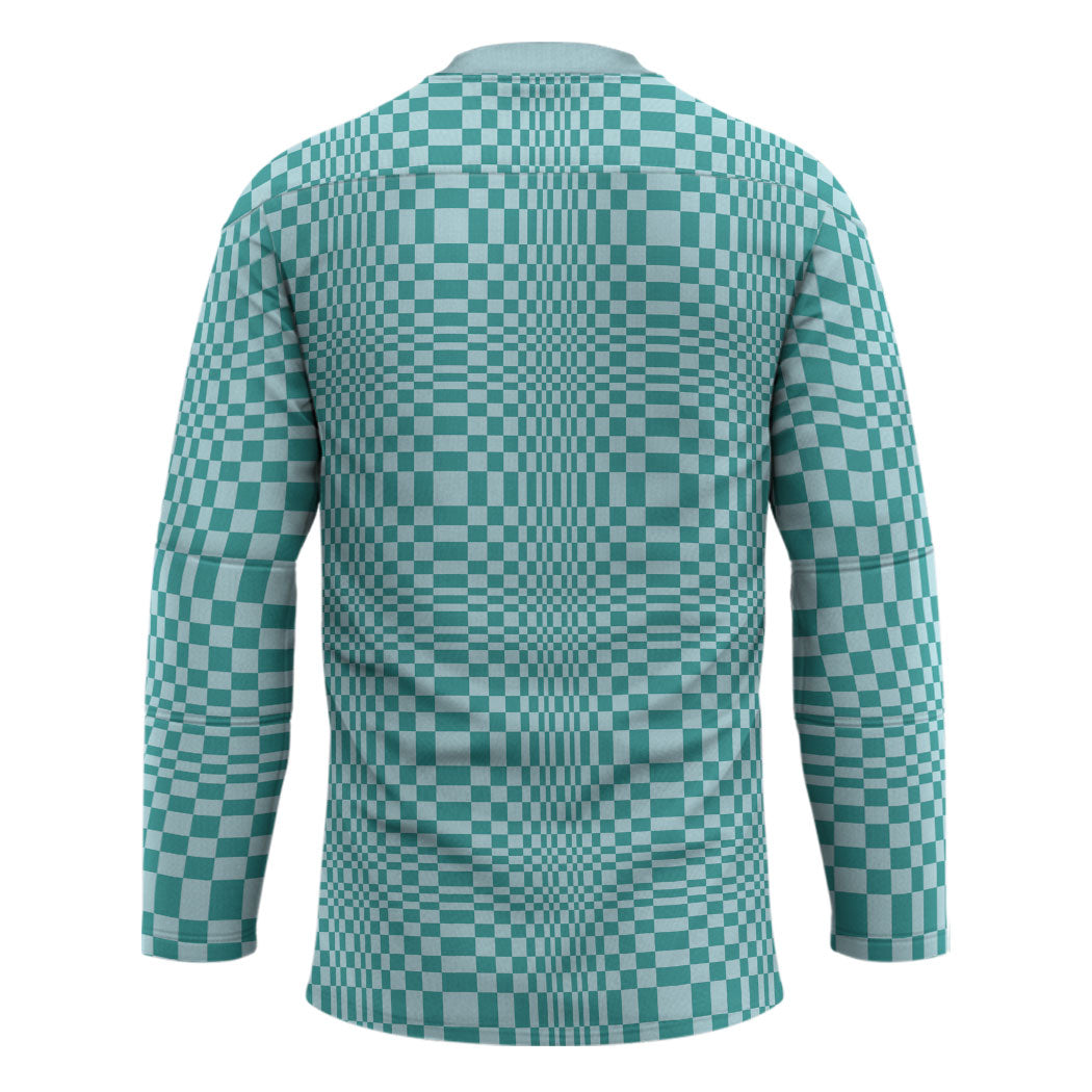 Cyan Filipino Binakol Motifs Hockey Jersey Mabuhay Philippines Festival Kusikus Pattern