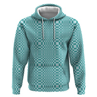 Cyan Filipino Binakol Motifs Hoodie Mabuhay Philippines Festival Kusikus Pattern
