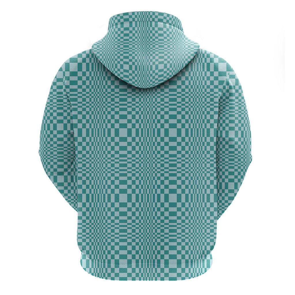 Cyan Filipino Binakol Motifs Hoodie Mabuhay Philippines Festival Kusikus Pattern