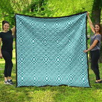 Cyan Filipino Binakol Motifs Quilt Mabuhay Philippines Festival Kusikus Pattern