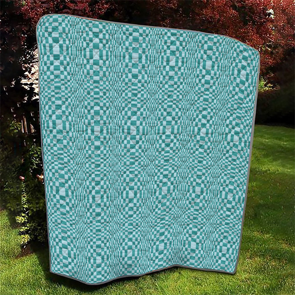 Cyan Filipino Binakol Motifs Quilt Mabuhay Philippines Festival Kusikus Pattern