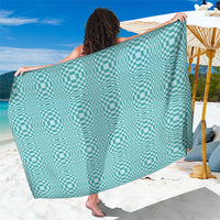 Cyan Filipino Binakol Motifs Sarong Mabuhay Philippines Festival Kusikus Pattern