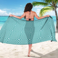 Cyan Filipino Binakol Motifs Sarong Mabuhay Philippines Festival Kusikus Pattern