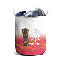 Personalised Poland Volleyball 2026 Laundry Basket Polska Back To Back Champions