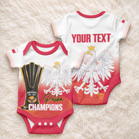 Personalised Poland Volleyball 2026 Baby Onesie Polska Back To Back Champions