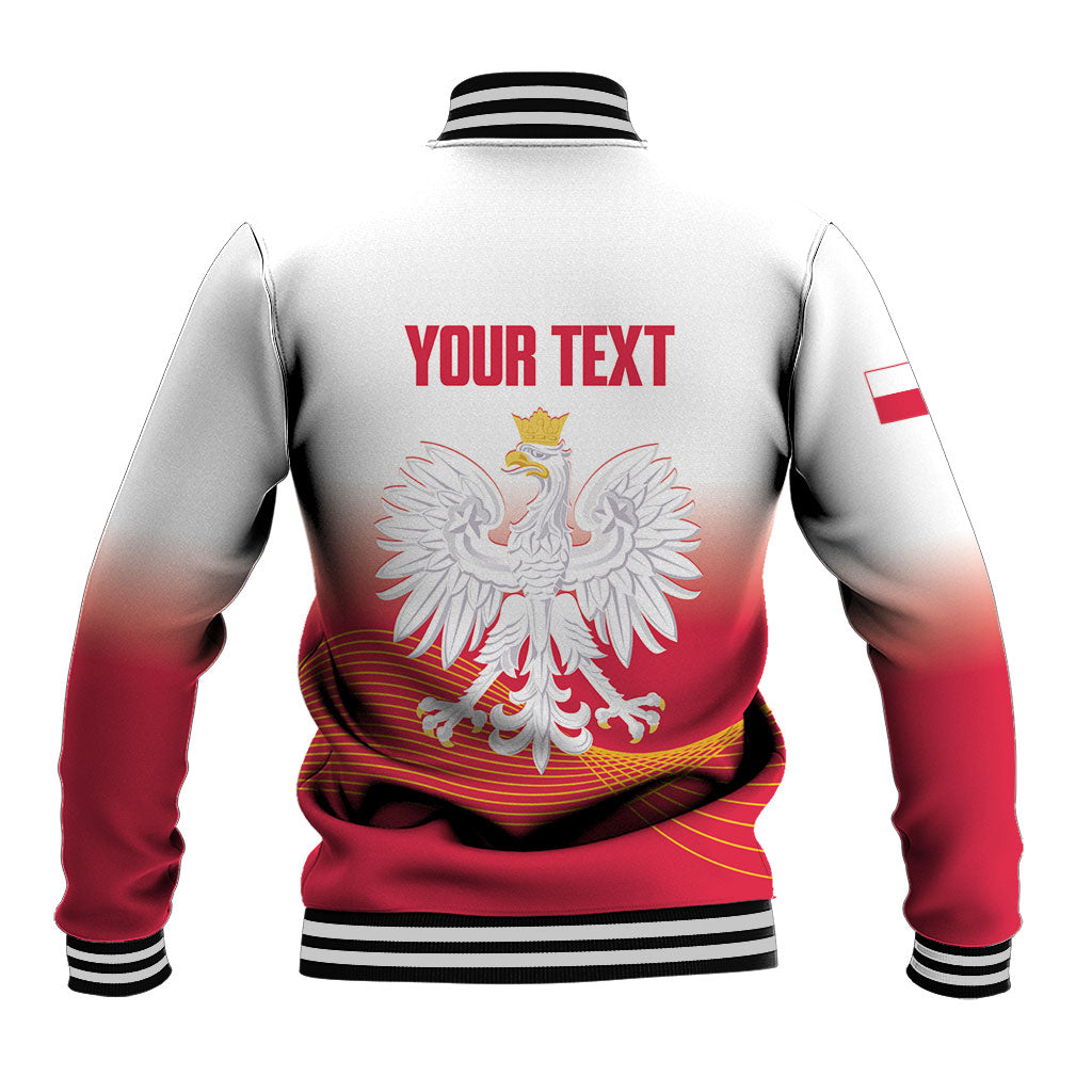 Personalised Poland Volleyball 2026 Baseball Jacket Polska Back To Back Champions