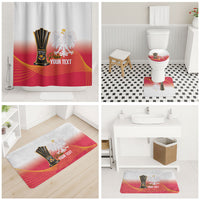 Personalised Poland Volleyball 2026 Bathroom Set Polska Back To Back Champions