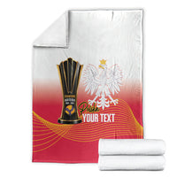 Personalised Poland Volleyball 2026 Blanket Polska Back To Back Champions