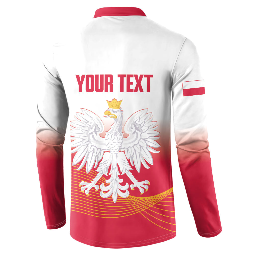 Personalised Poland Volleyball 2026 Button Sweatshirt Polska Back To Back Champions