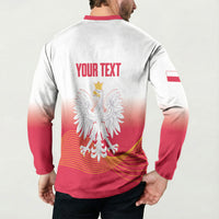 Personalised Poland Volleyball 2026 Button Sweatshirt Polska Back To Back Champions