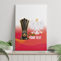 Personalised Poland Volleyball 2026 Canvas Wall Art Polska Back To Back Champions