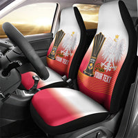 Personalised Poland Volleyball 2026 Car Seat Cover Polska Back To Back Champions