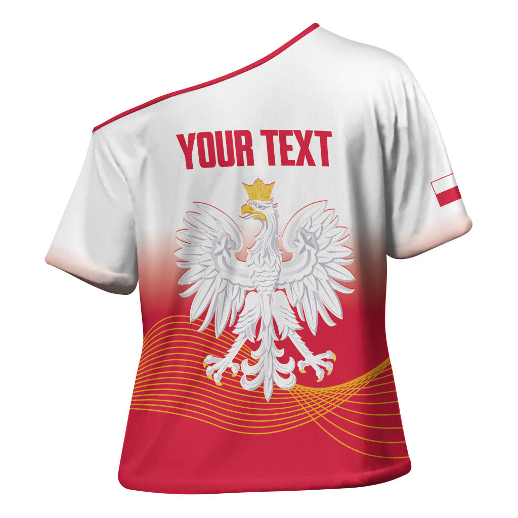Personalised Poland Volleyball 2026 Cross Shoulder Shirt Polska Back To Back Champions