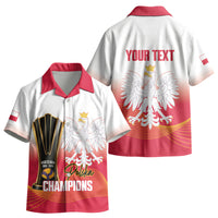 Personalised Poland Volleyball 2026 Kid Hawaiian Shirt Polska Back To Back Champions