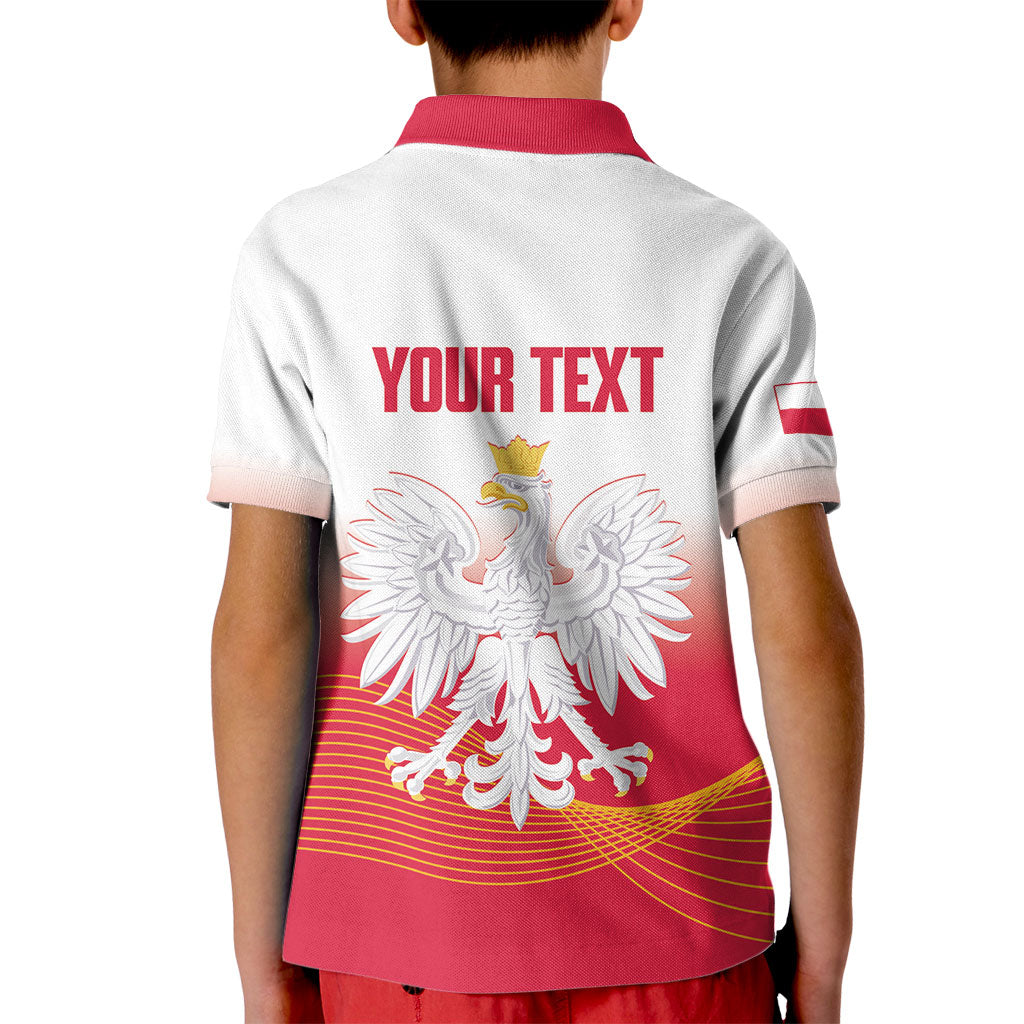 Personalised Poland Volleyball 2026 Kid Polo Shirt Polska Back To Back Champions