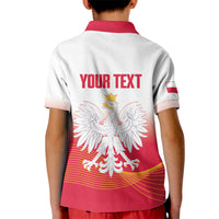 Personalised Poland Volleyball 2026 Kid Polo Shirt Polska Back To Back Champions