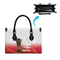 Personalised Poland Volleyball 2026 Leather Bag Polska Back To Back Champions