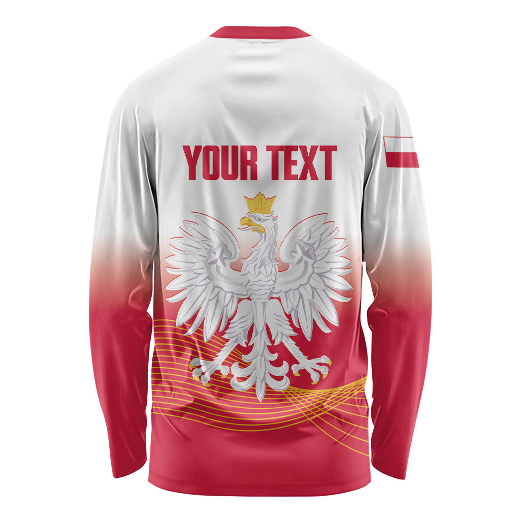 Personalised Poland Volleyball 2026 Long Sleeve Shirt Polska Back To Back Champions