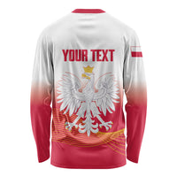 Personalised Poland Volleyball 2026 Long Sleeve Shirt Polska Back To Back Champions