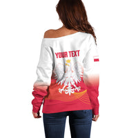 Personalised Poland Volleyball 2026 Off Shoulder Sweater Polska Back To Back Champions