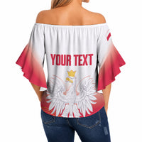 Personalised Poland Volleyball 2026 Off Shoulder Wrap Waist Top Polska Back To Back Champions