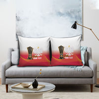 Personalised Poland Volleyball 2026 Pillow Cover Polska Back To Back Champions