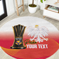 Personalised Poland Volleyball 2026 Round Carpet Polska Back To Back Champions