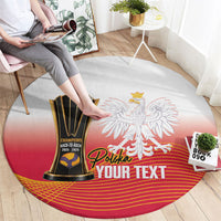Personalised Poland Volleyball 2026 Round Carpet Polska Back To Back Champions