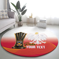Personalised Poland Volleyball 2026 Round Carpet Polska Back To Back Champions