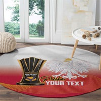 Personalised Poland Volleyball 2026 Round Carpet Polska Back To Back Champions
