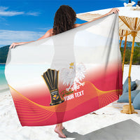 Personalised Poland Volleyball 2026 Sarong Polska Back To Back Champions
