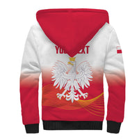 Personalised Poland Volleyball 2026 Sherpa Hoodie Polska Back To Back Champions