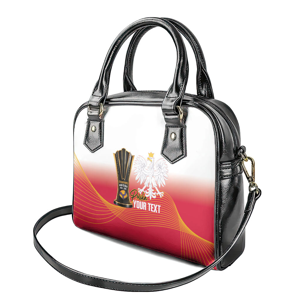Personalised Poland Volleyball 2026 Shoulder Handbag Polska Back To Back Champions