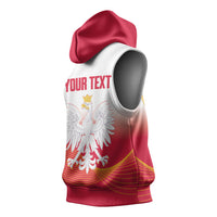 Personalised Poland Volleyball 2026 Sleeveless Hoodie Polska Back To Back Champions
