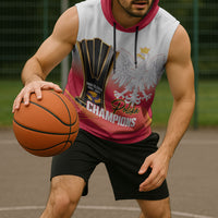 Personalised Poland Volleyball 2026 Sleeveless Hoodie Polska Back To Back Champions