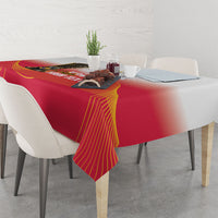 Personalised Poland Volleyball 2026 Tablecloth Polska Back To Back Champions